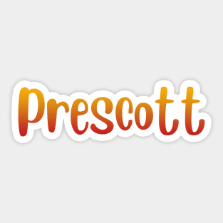 Arizona Prescott cute text Sticker